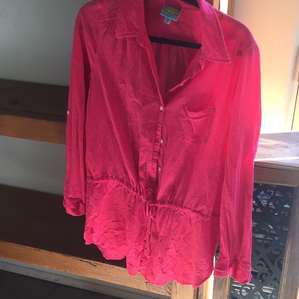 C&C California hot pink shirt
